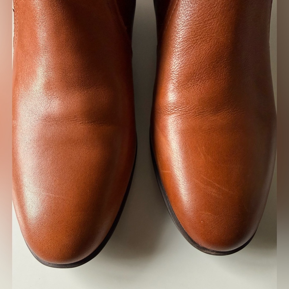 Naturalizer Rena Leather Riding Boot Brown Women’s Size EU 39 / US 8.5 - Picture 4 of 10